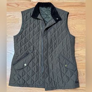 Barbour Quilted Vest Shoveler Size Medium